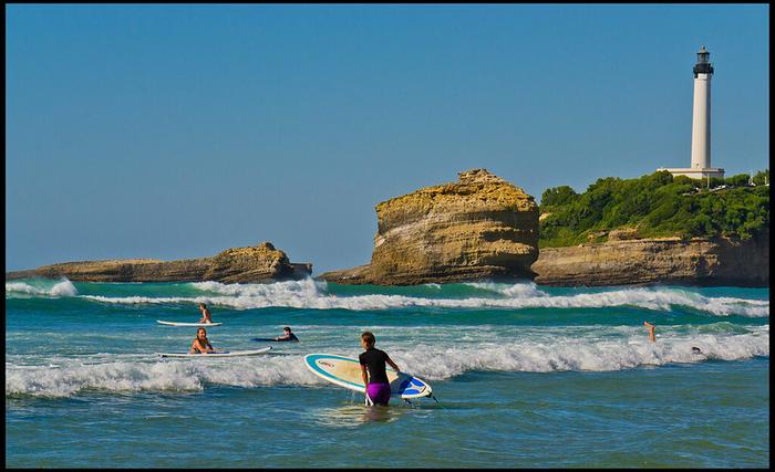 Biarritz - Immobilier - CENTURY 21 Sogecim Immobilier - surf grande plage de Biarritz