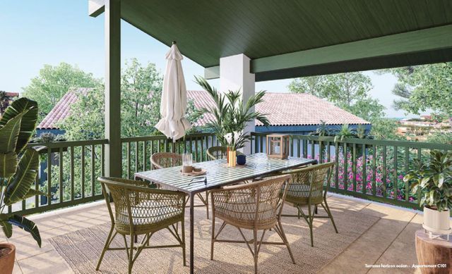 Appartement T4 à vendre - 4 pièces - 132.6 m2 - BIDART - 64 - AQUITAINE - Century 21 Berritzea